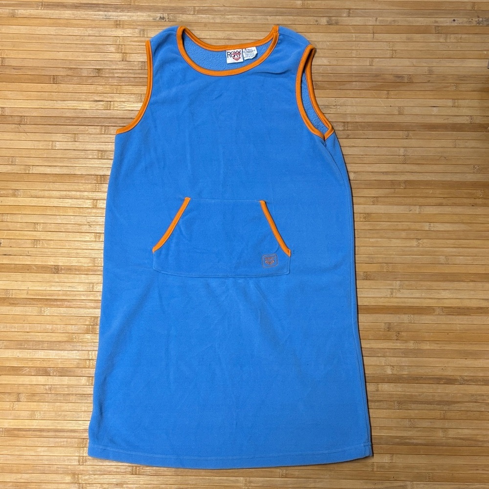 Roxy Blue Dress with Orange Accents-Super Rare!